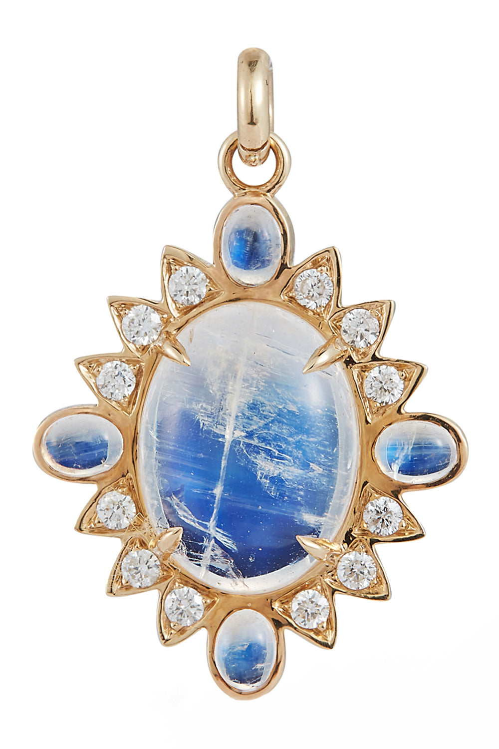 Moonstone Diamond Nora Charm