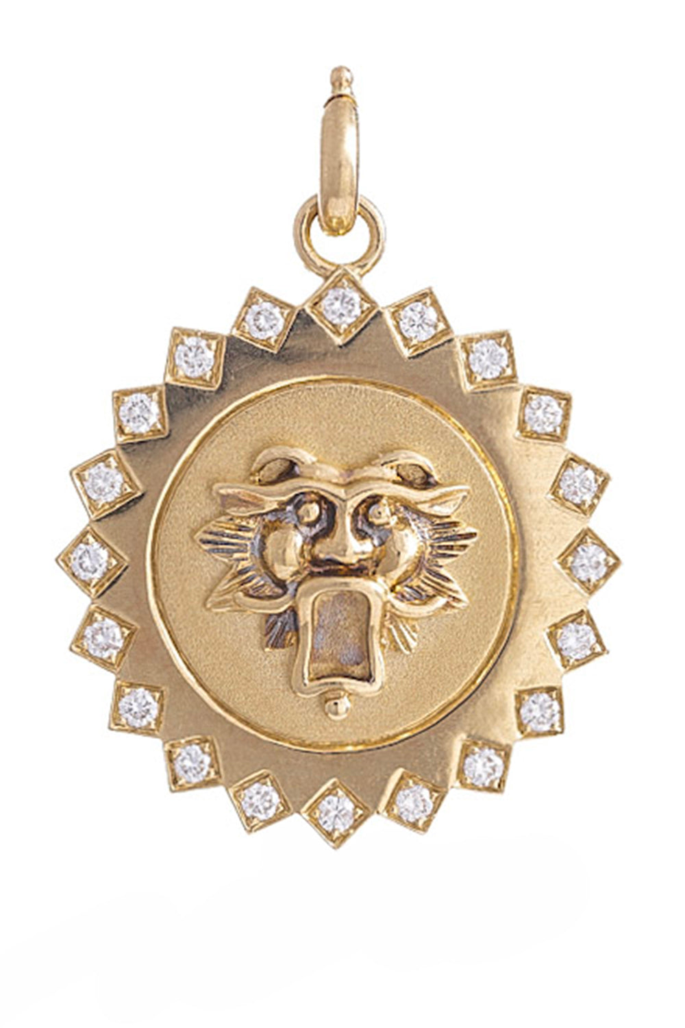 Diamond Mabel Guardian Lion Medallion