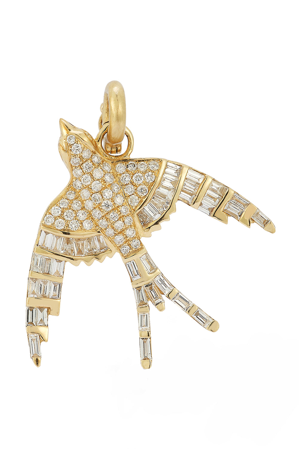 Diamond Evelyn Bird Charm