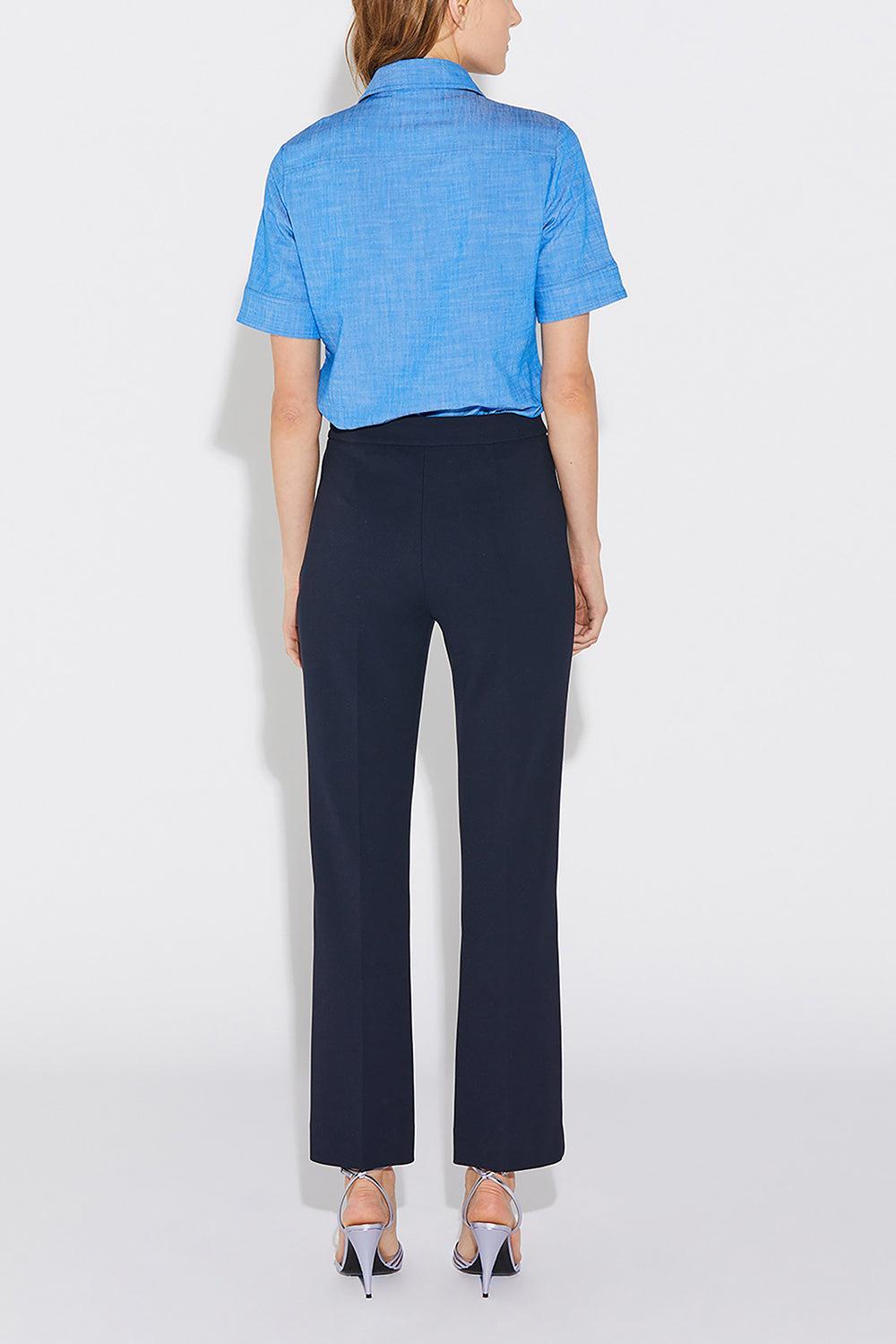 Lola Pant - Navy-NAVY-38-CLOTHINGPANTCROPPED-CALLAS MILANO