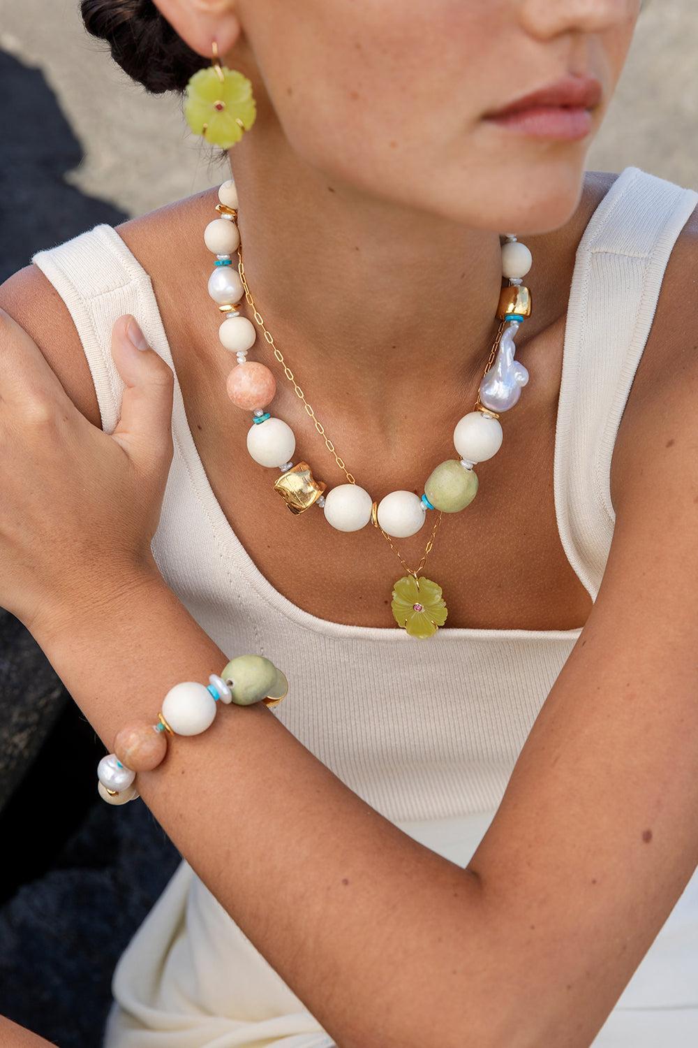 Canary Bloom Earrings-YELLOW-JEWELRYBOUTIQUEEARRING-LIZZIE FORTUNATO