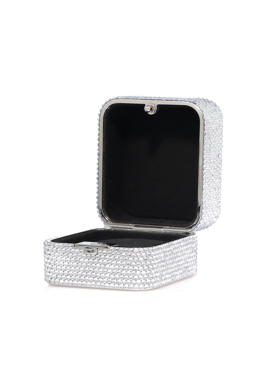 Miniature Say Yes Bag - Silver-SILVER-O/S-HANDBAGEVENING-JUDITH LEIBER