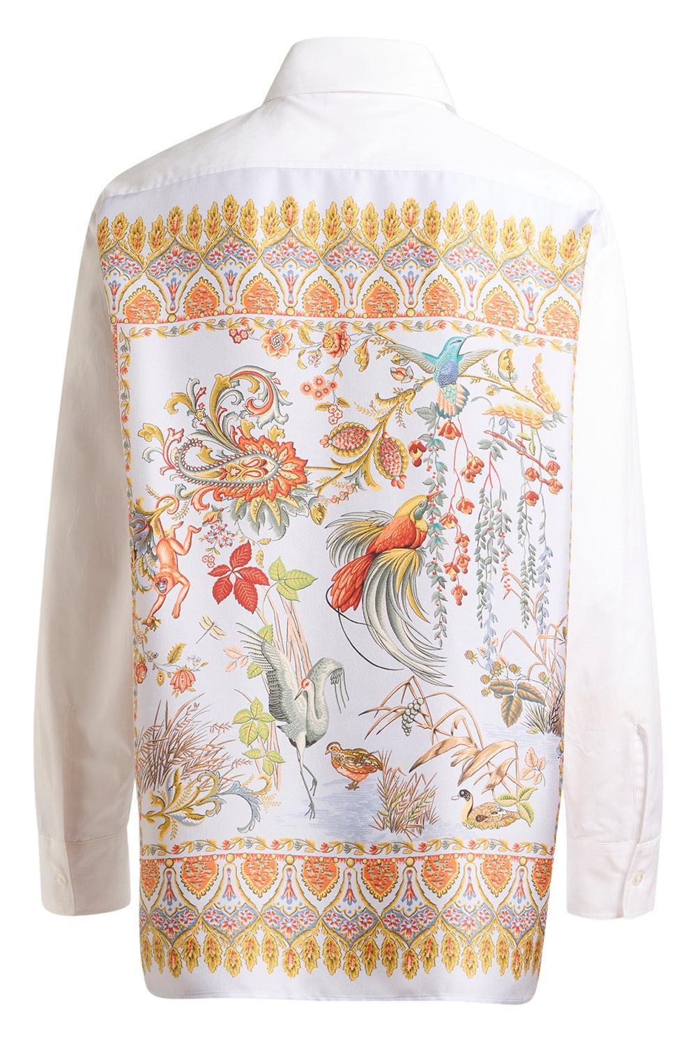 Loose Fit Printed Shirt-WHITE-38-CLOTHINGTOPBLOUSE-ETRO
