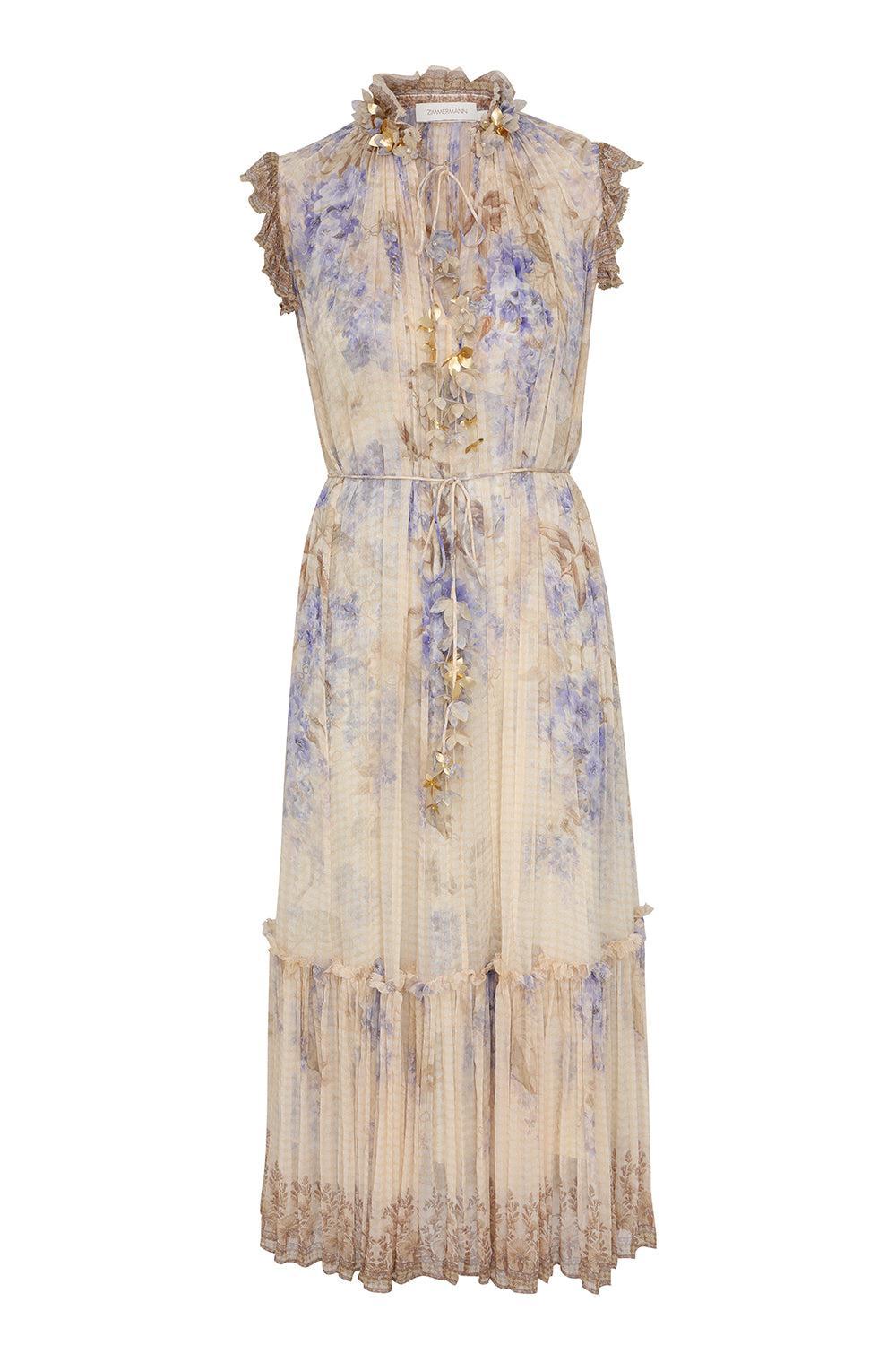 Dawning Flutter Dress-LILACFLR-0-CLOTHINGDRESSCASUAL-ZIMMERMANN