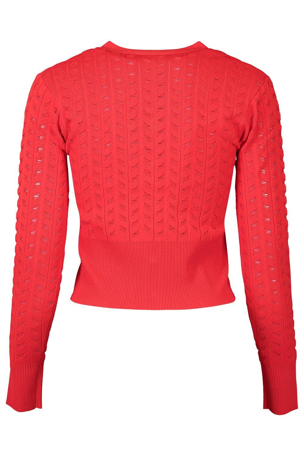 ADAM LIPPES-Short Cardigan - Poppy-