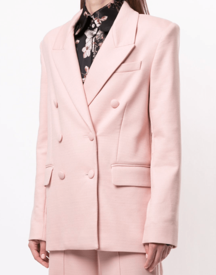 ADAM LIPPES-Boxy Blazer In Double Face Italian Wool-