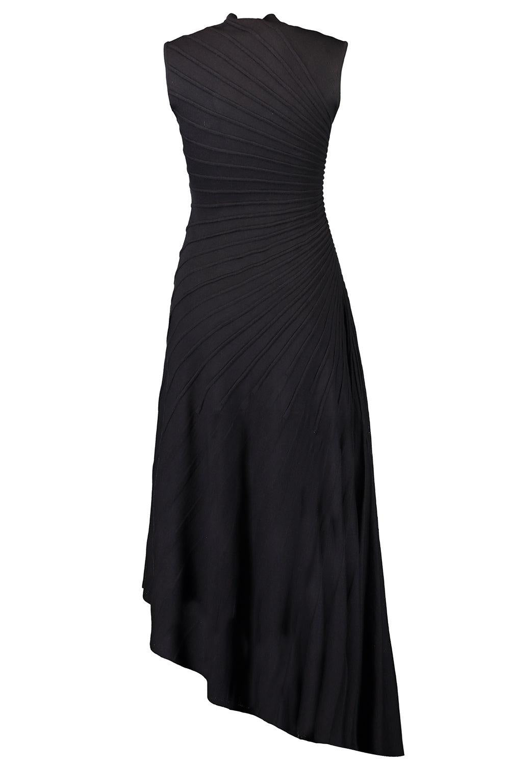 Ray Dress - Anthracite-ANTHRCTE-38-CLOTHINGDRESSCOCKTAIL-ALAÏA