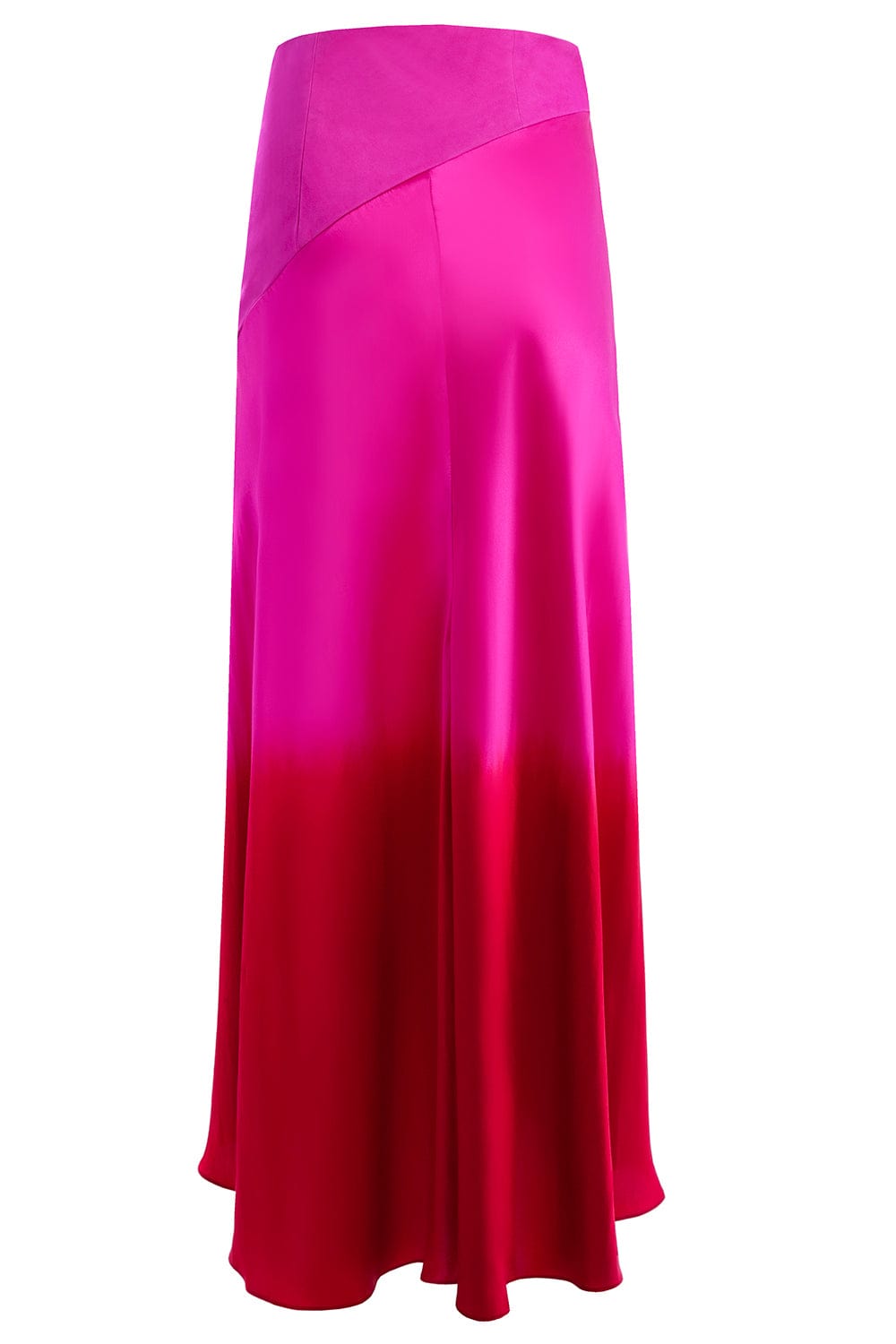 ALEJANDRA ALONSO ROJAS-Suede Silk Combo Skirt-