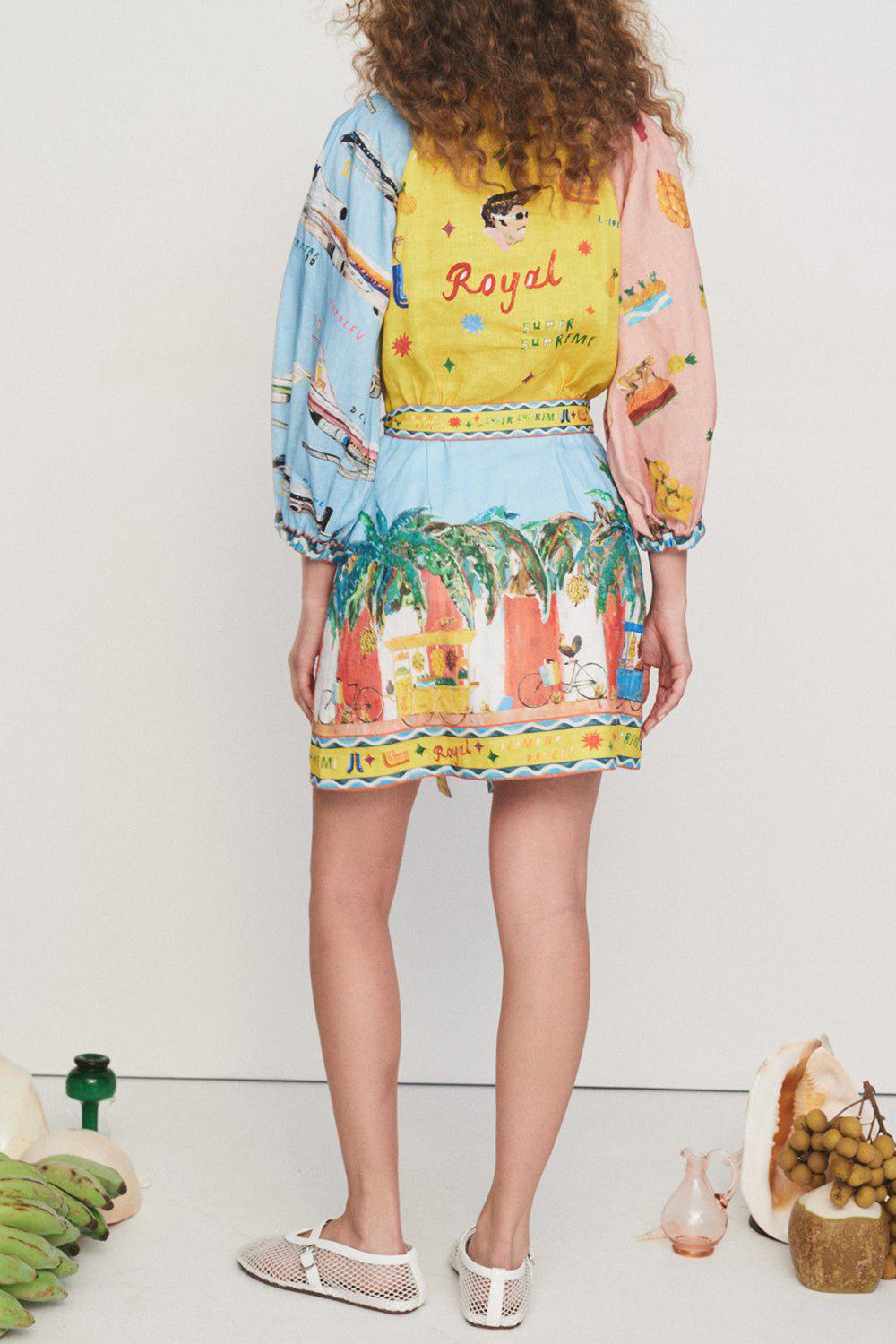 ALEMAIS-All Aboard Mini Dress-