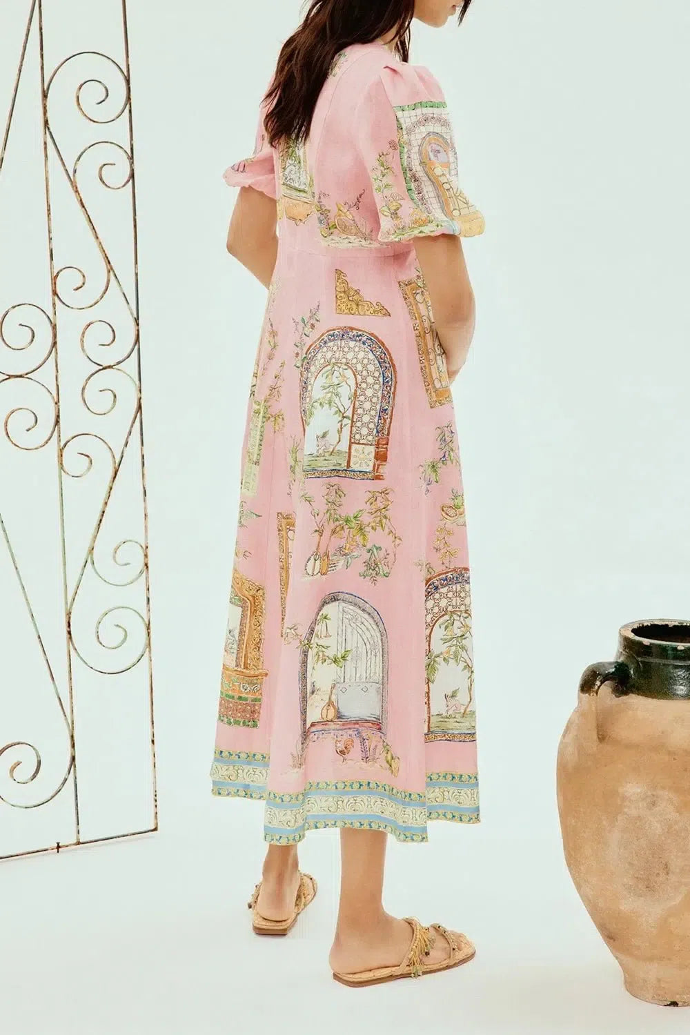 ALEMAIS-Monte Midi Dress-