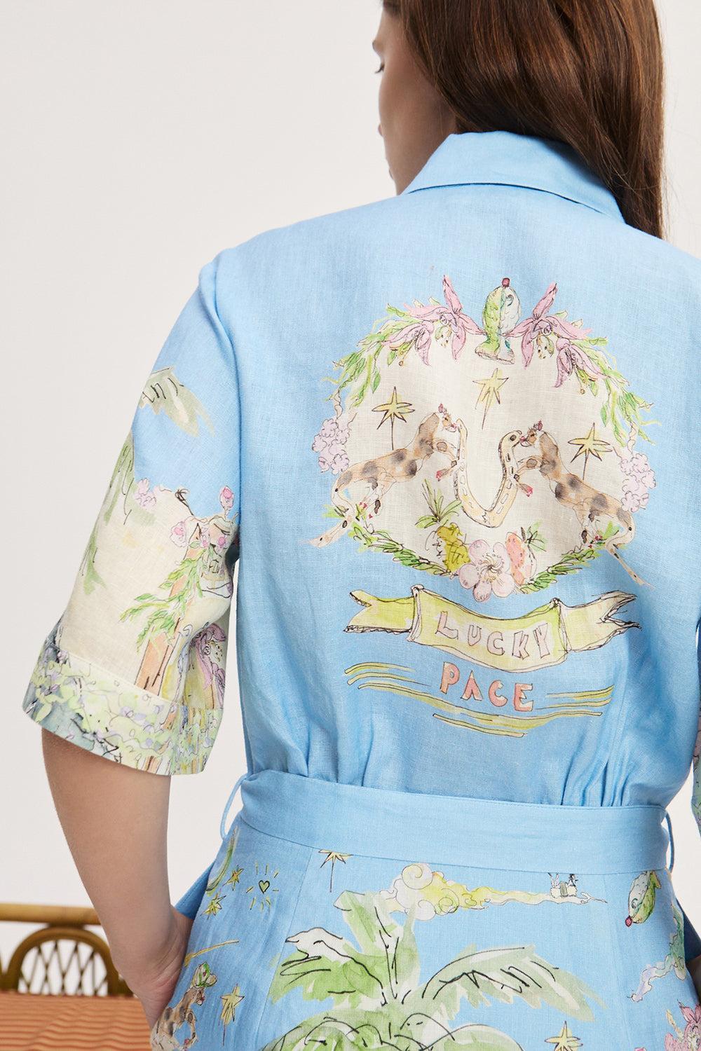 Anouk Mini Dress-SKY-0-CLOTHINGDRESSCASUAL-ALEMAIS