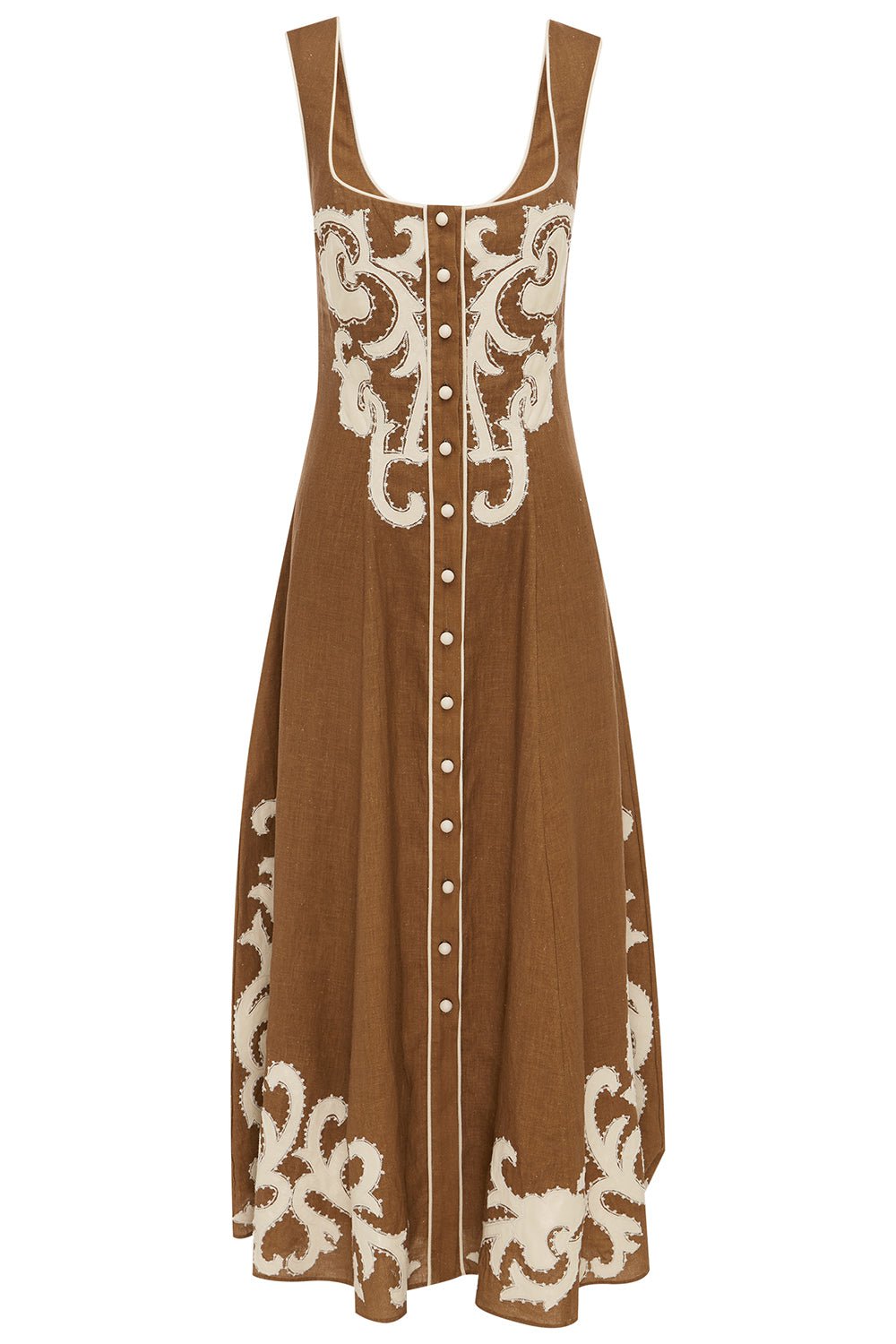 alemais play embroidered dress Sheer Embroidered Dress With Intricate Floral Pattern main image 0