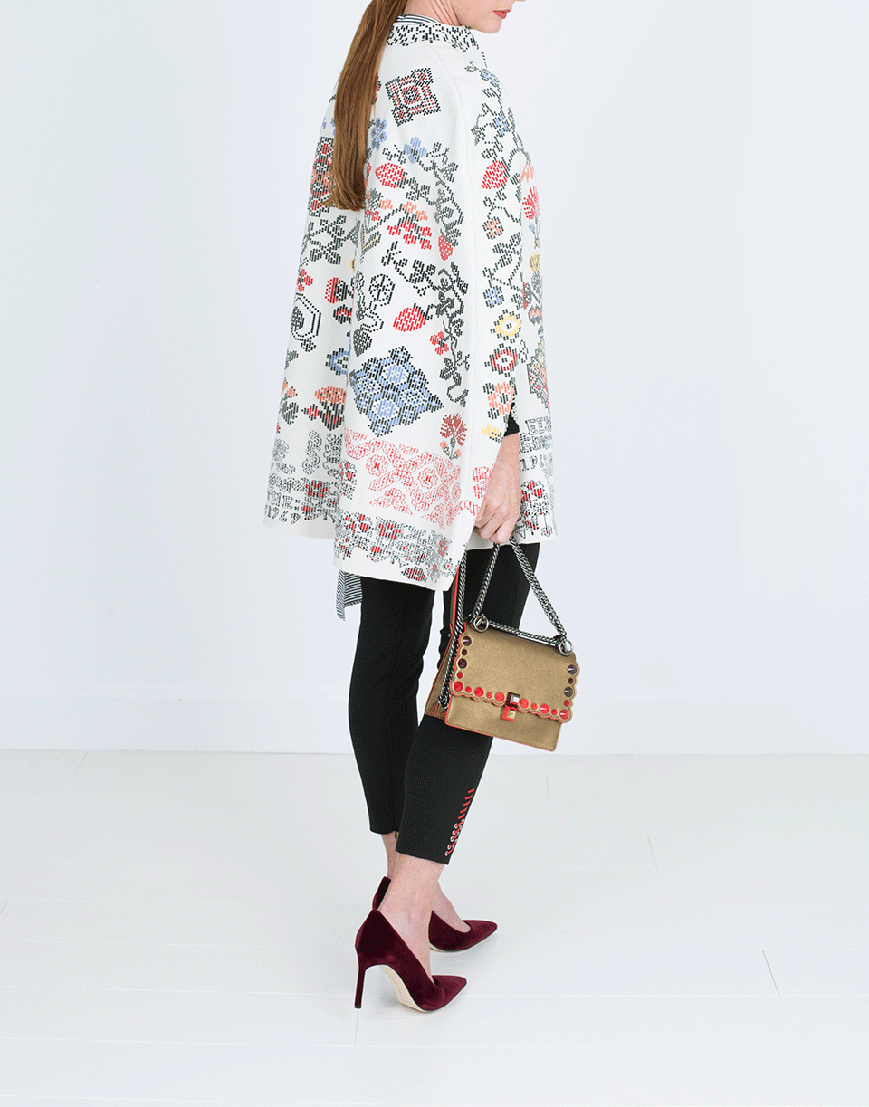 ALEXANDER MCQUEEN-Multi Print Cape-