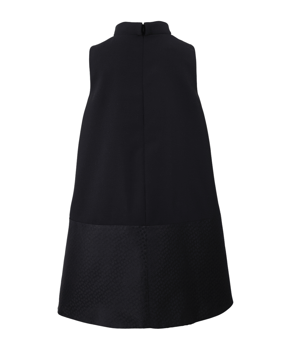 ALEXANDER MCQUEEN-Jacquard Panel Trapeze Dress-