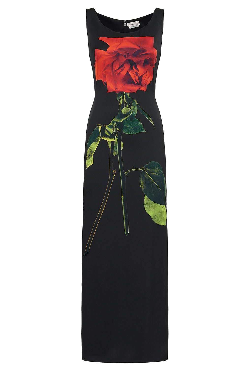 Rose Print Midi Dress | ALEXANDER MCQUEEN Marissa Collections Rose Print Midi Dress | ALEXANDER MCQUEEN Marissa Collections