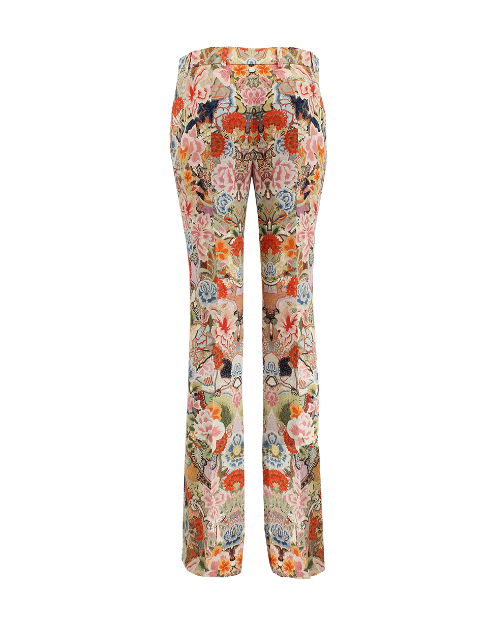 ALEXANDER MCQUEEN-Bootcut Tab Print Pant-