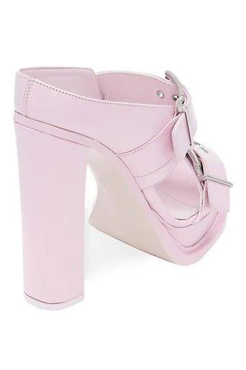 ALEXANDER MCQUEEN-Platform Buckle Sandal-