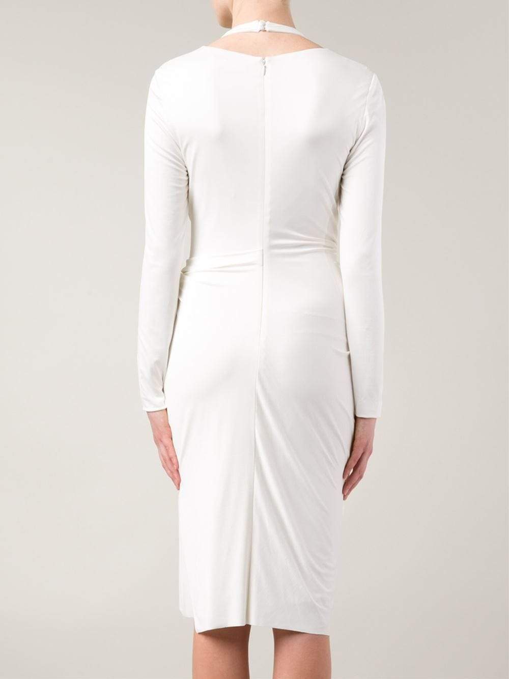 ALEXANDER WANG-Twist Front Halter Dress-