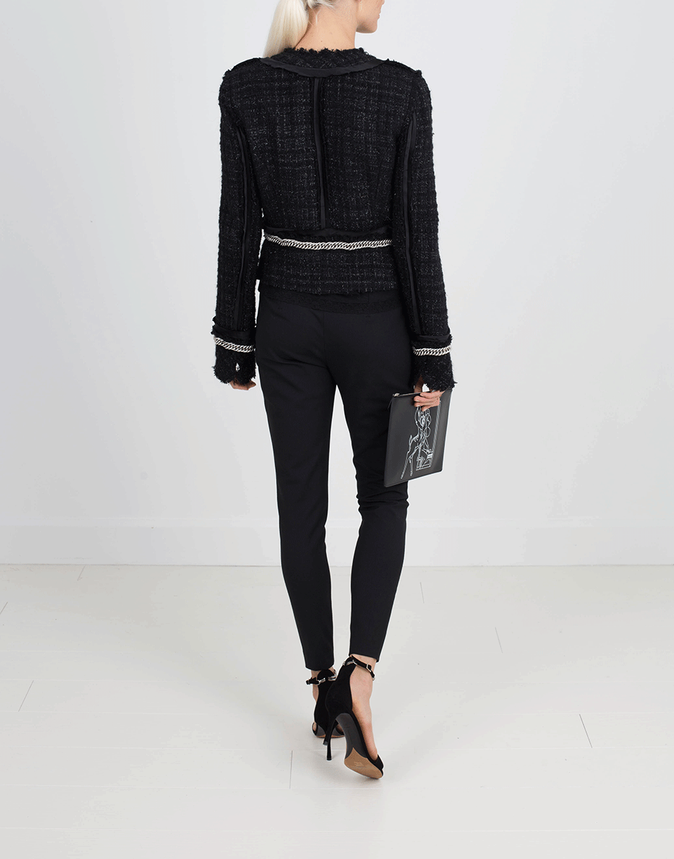 ALEXANDER WANG-Deconstructed Tweed Jacket-