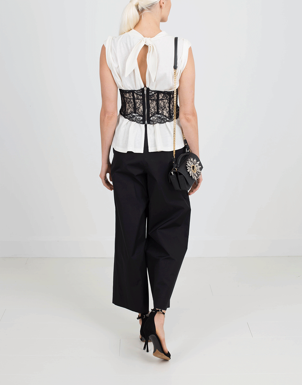 ALEXANDER WANG-Deconstructed Cropped Pant-