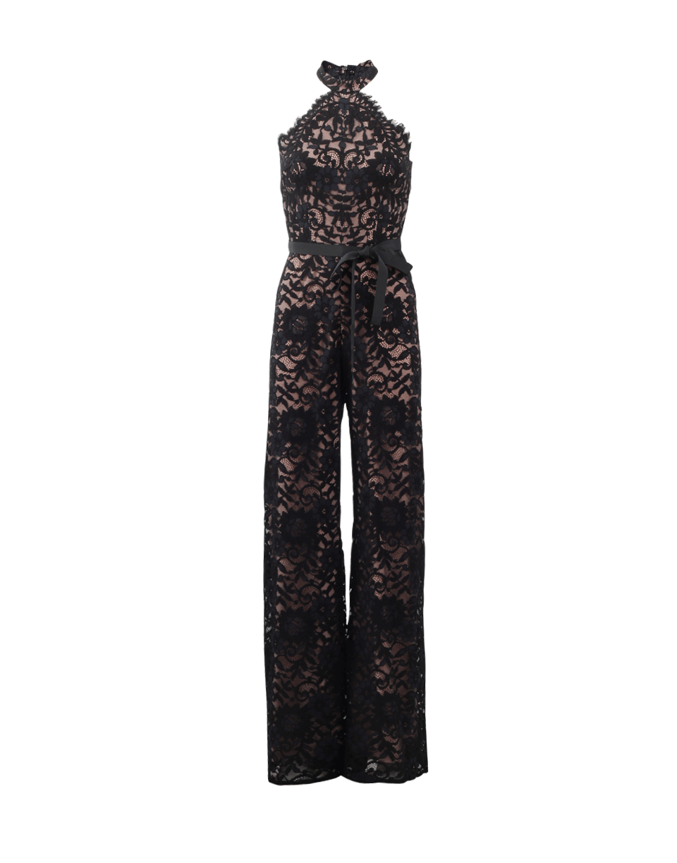 Rene Halter Lace Jumpsuit