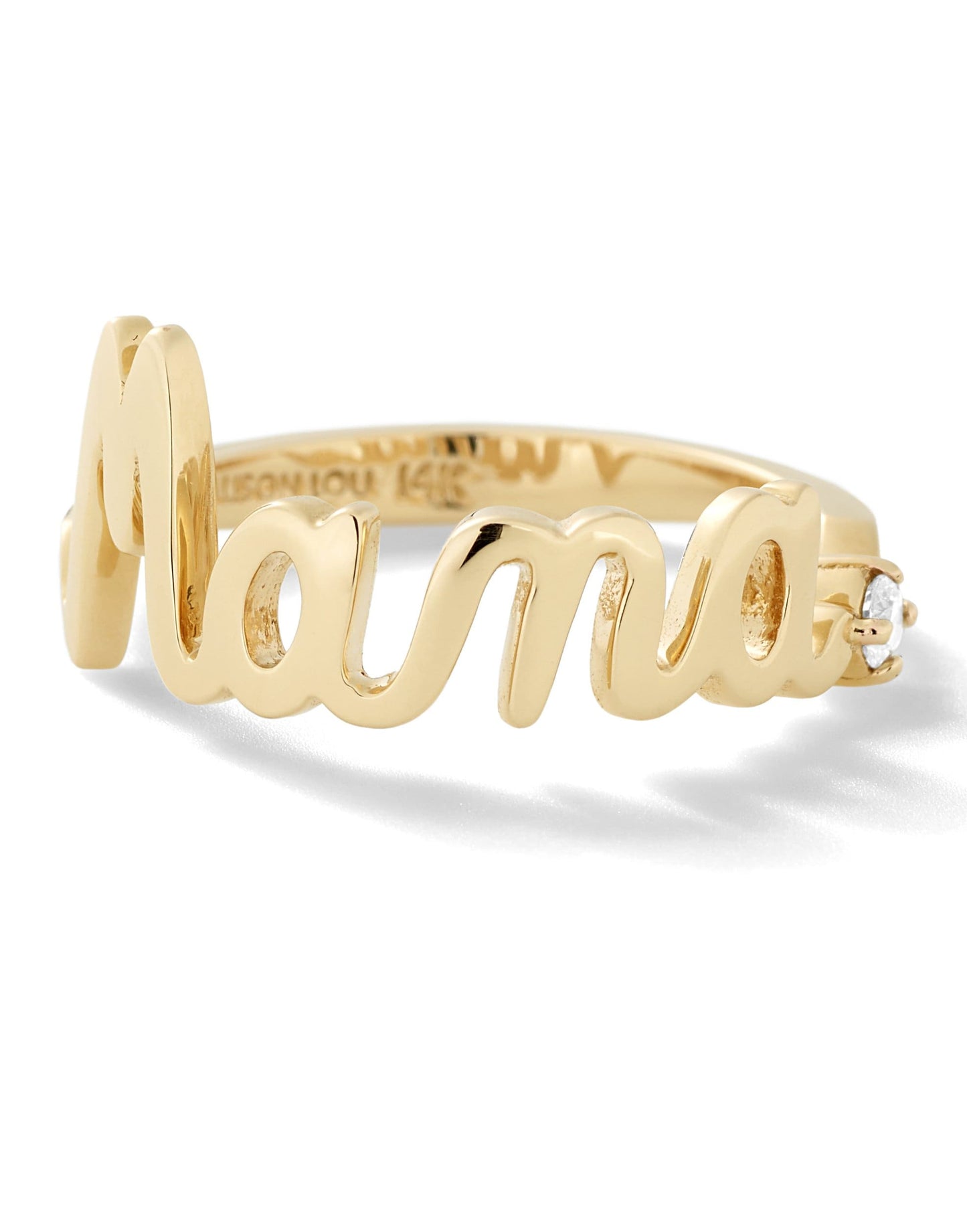 ALISON LOU-Mama Ring-YELLOW GOLD