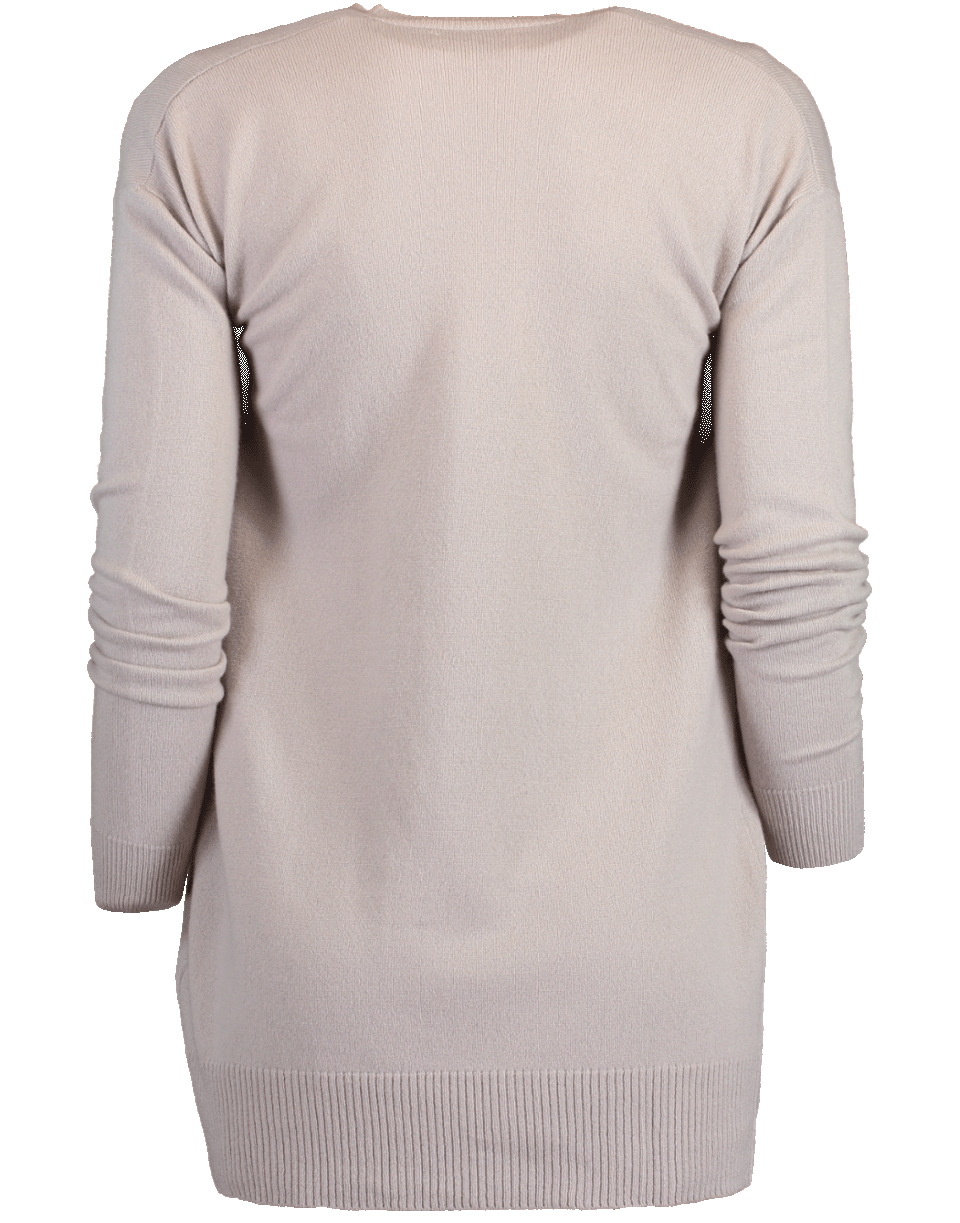 ALLUDE-Long Cashmere Cardigan-