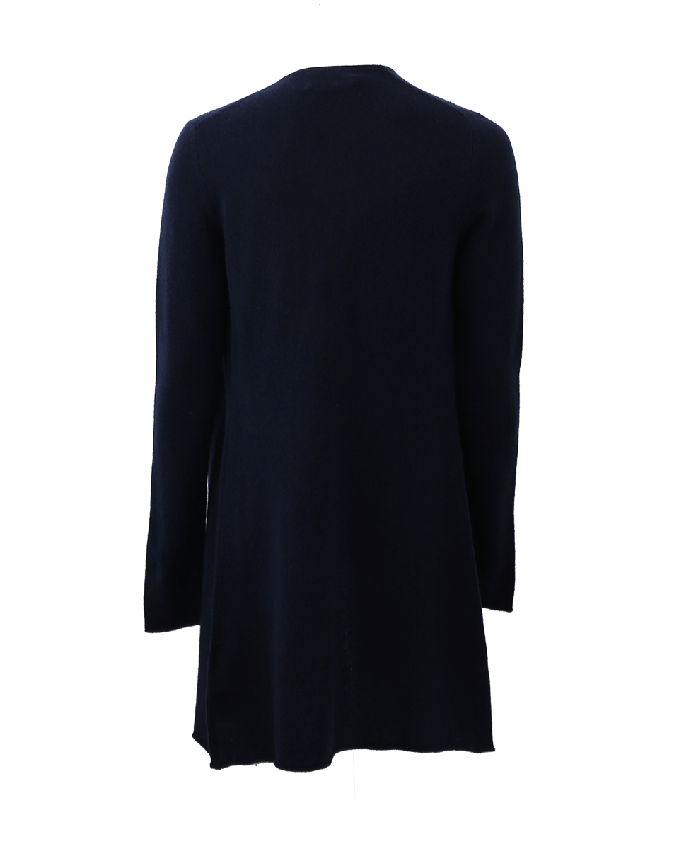 ALLUDE-Open Drape Cardigan-