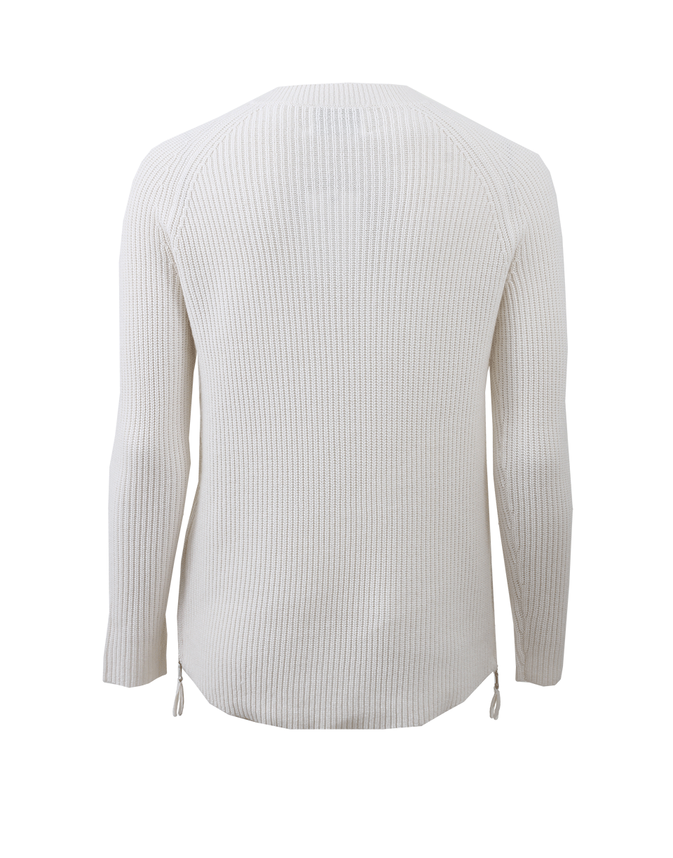ALLUDE-Double Side Zip Pullover-