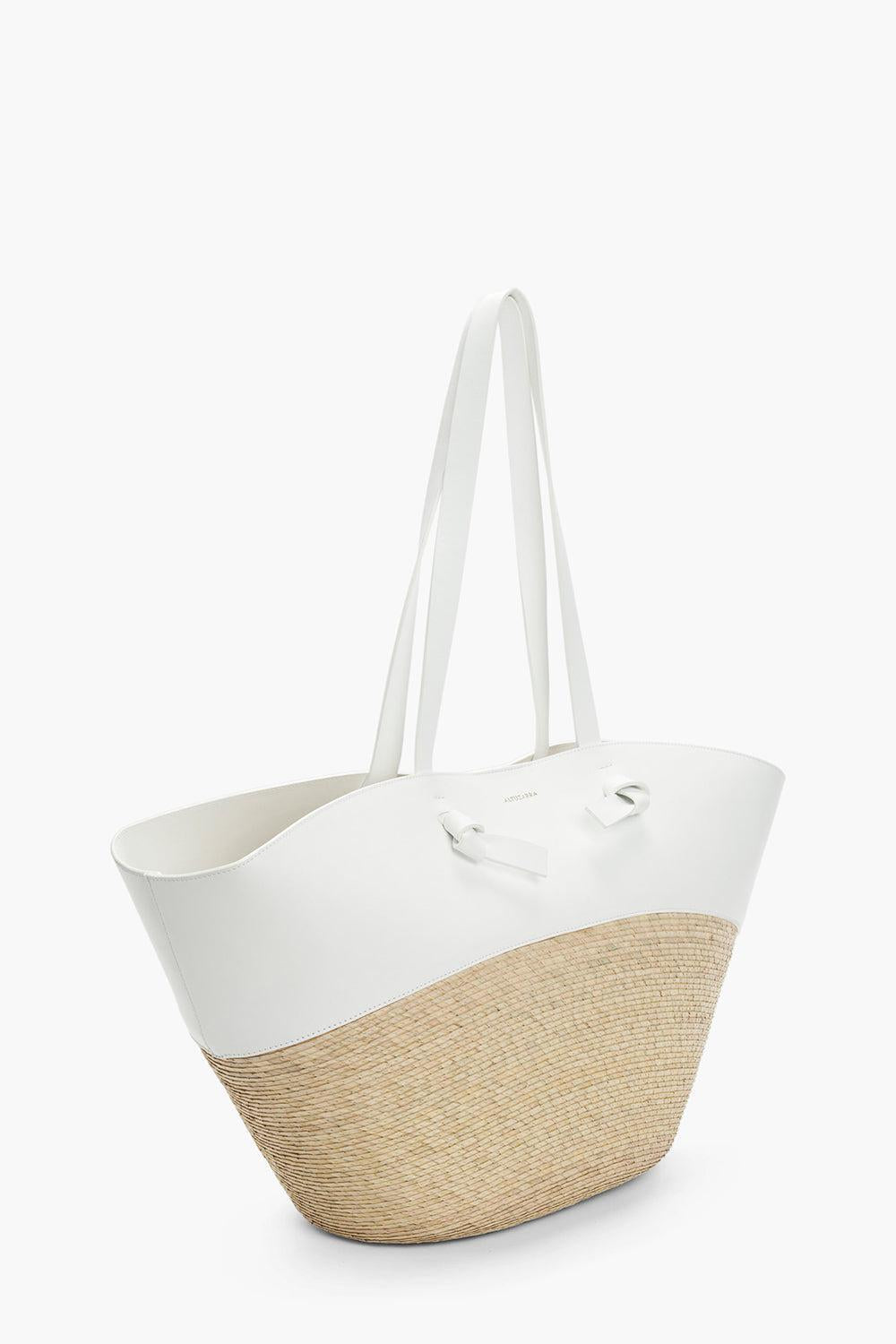 Large Knot Basket Bag-OPTIC WH-O/S-HANDBAGTOTES-ALTUZARRA