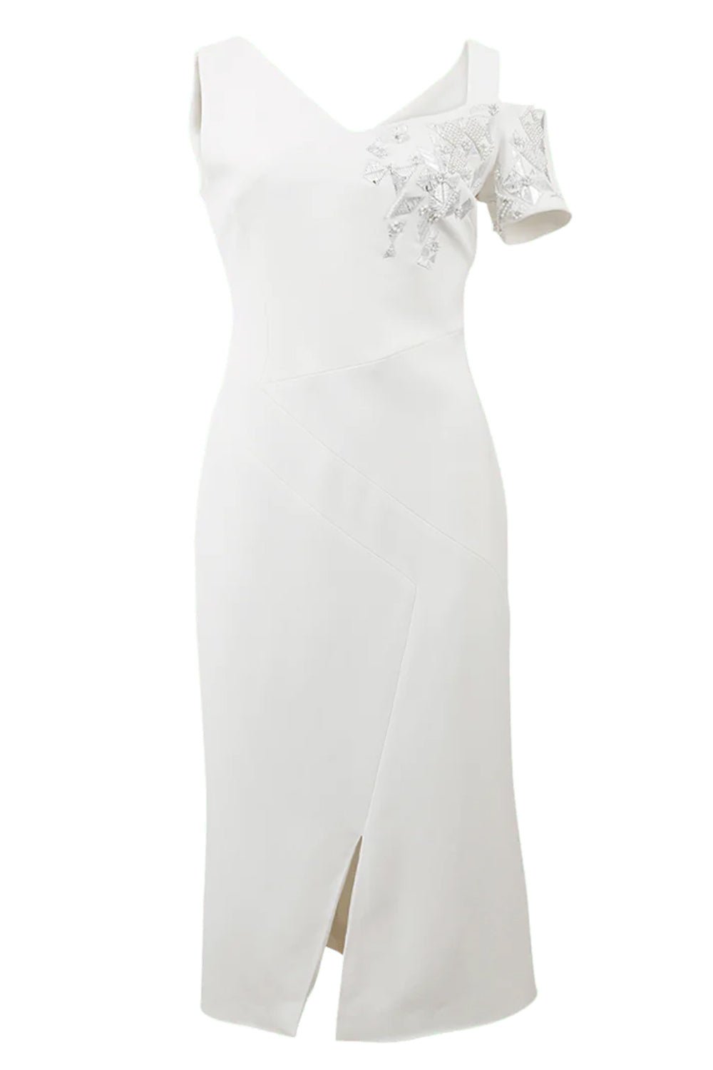 Off Shoulder Embroidered Dress
