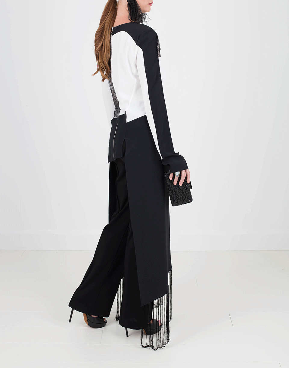 ANTONIO BERARDI-Lace Insert Top-