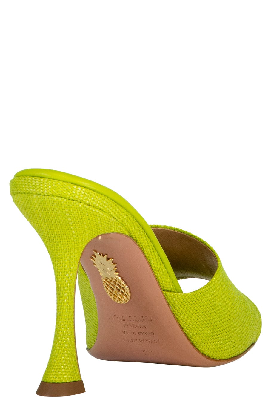 AQUAZZURA-Violette Mule - Lime-