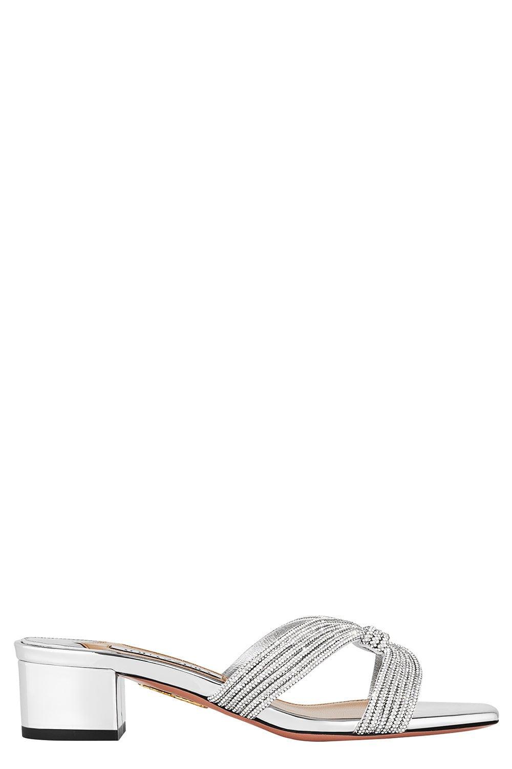 Muse Mule - Silver | AQUAZZURA – Marissa Collections