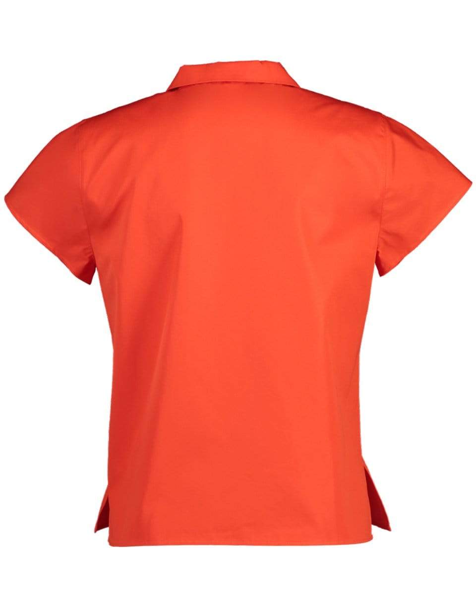 ASPESI-Camica Short Sleeve Top - Vermilion-