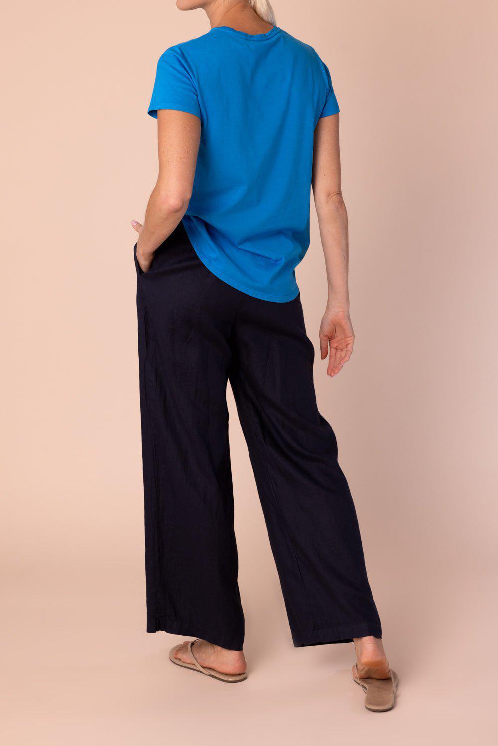 ASPESI-Crew Neck Tee - Sky Blue-