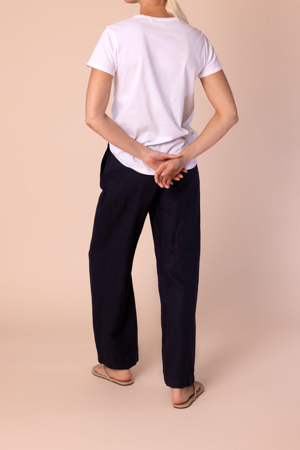 ASPESI-Crew Neck Tee - White-