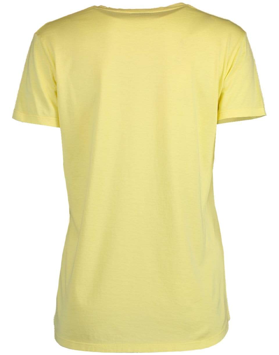 ASPESI-Yellow Crewneck T-shirt-