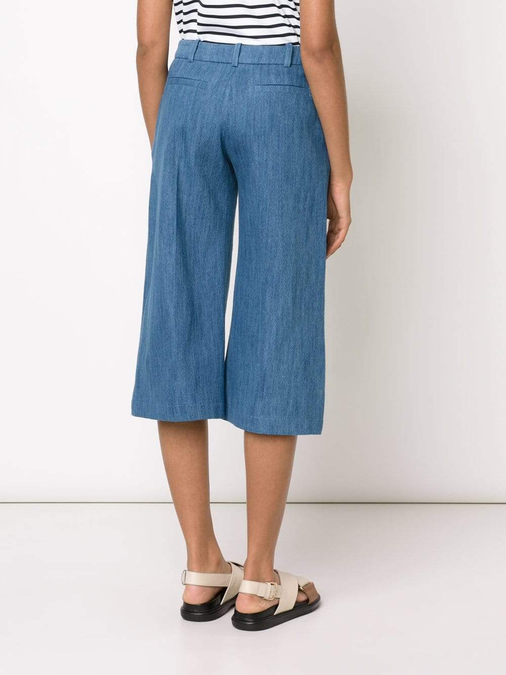 ATEA OCEANIE-Denim Wash Culottes-