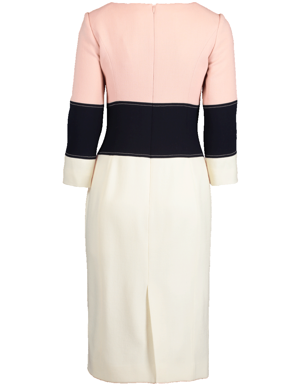 ATELIER HERVE PIERRE-Colorblock Dress-