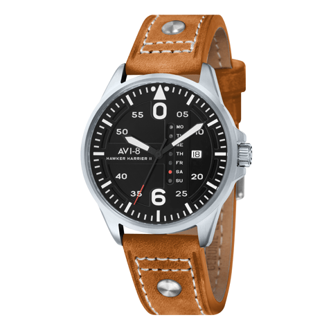 AVI-8-Hawker Harrier II Watch-BLK/TAN