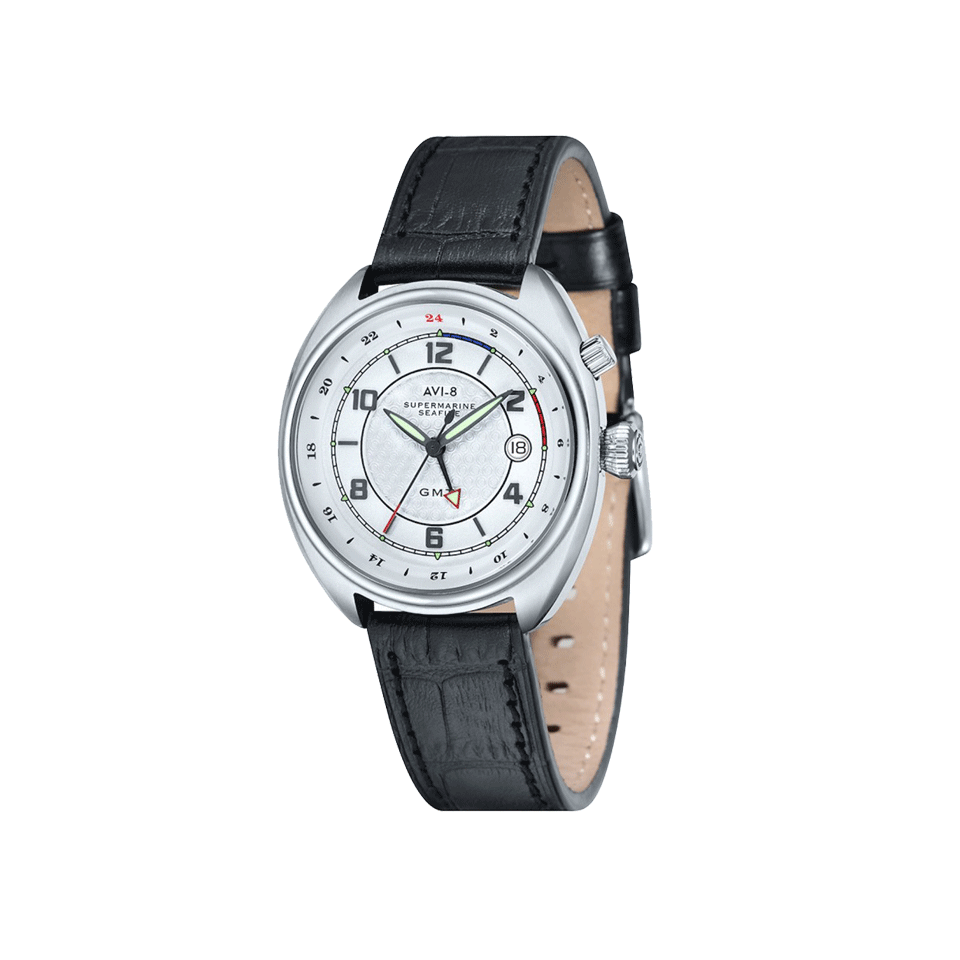 AVI-8-Supermarine Seafire Watch-WHT/BLK