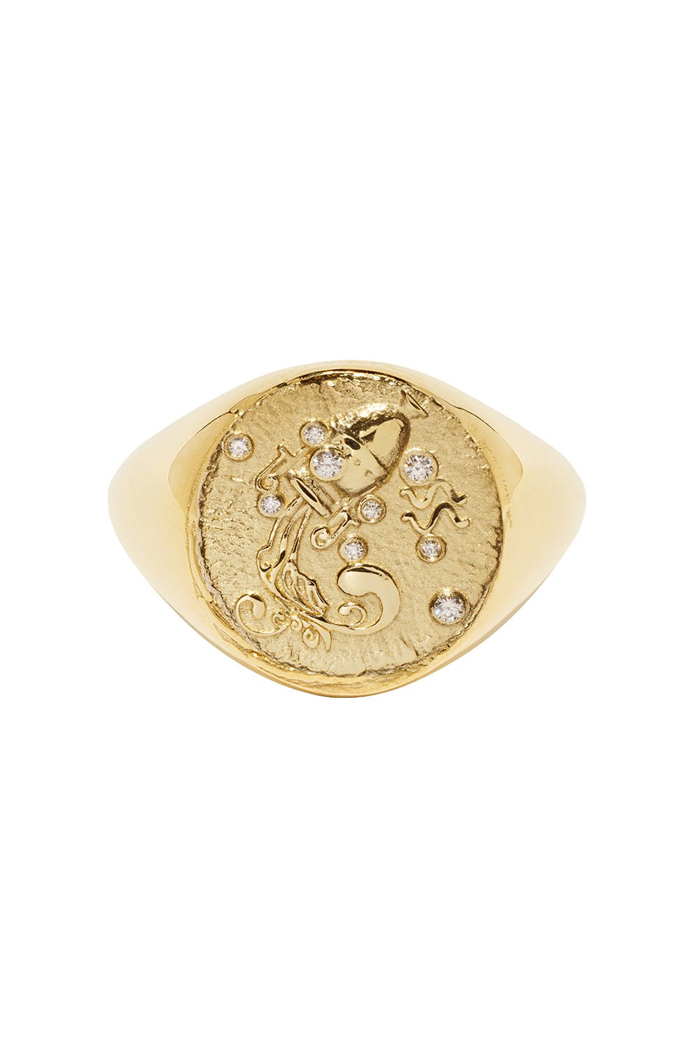 AZLEE-Of The Stars Signet Ring-