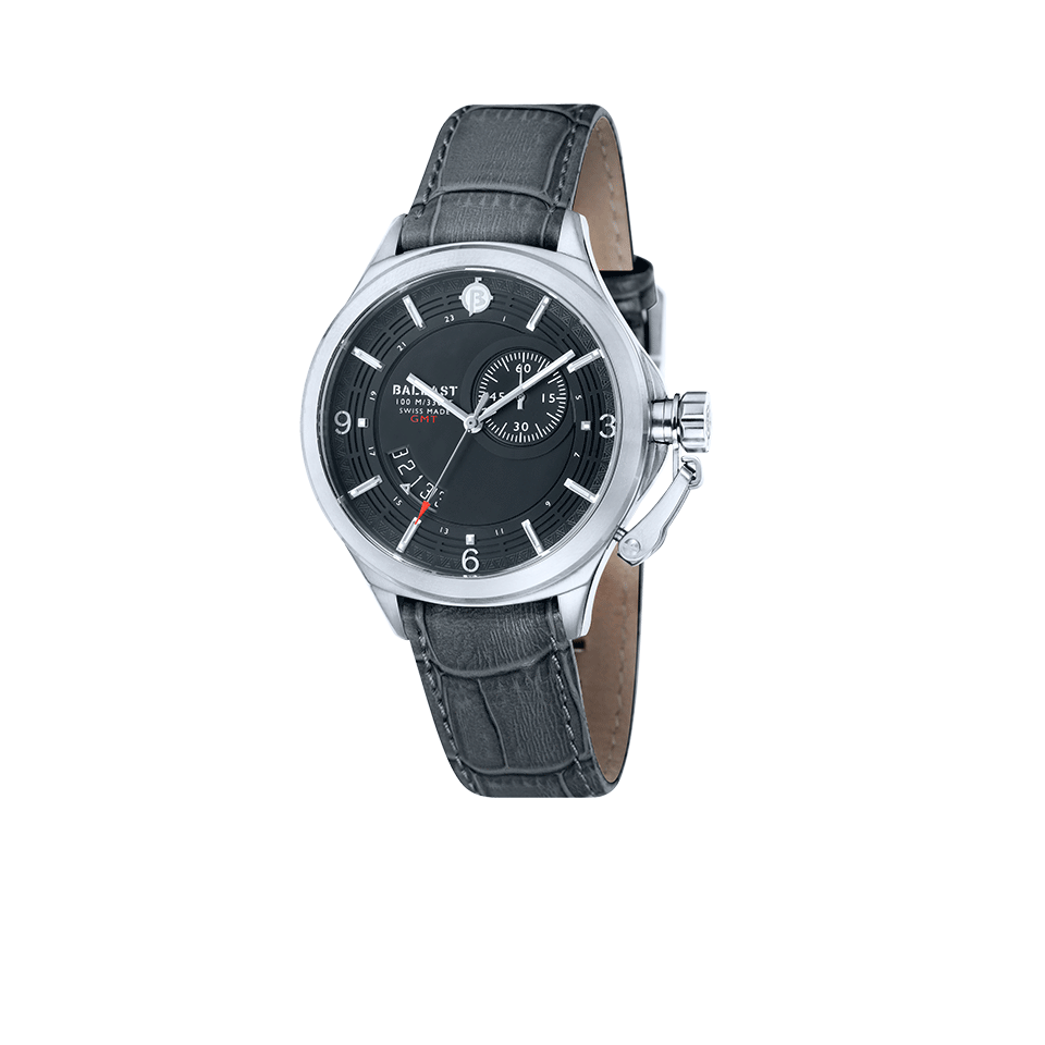 BALLAST 1903-Trafalgar Watch-SLVR/BLK