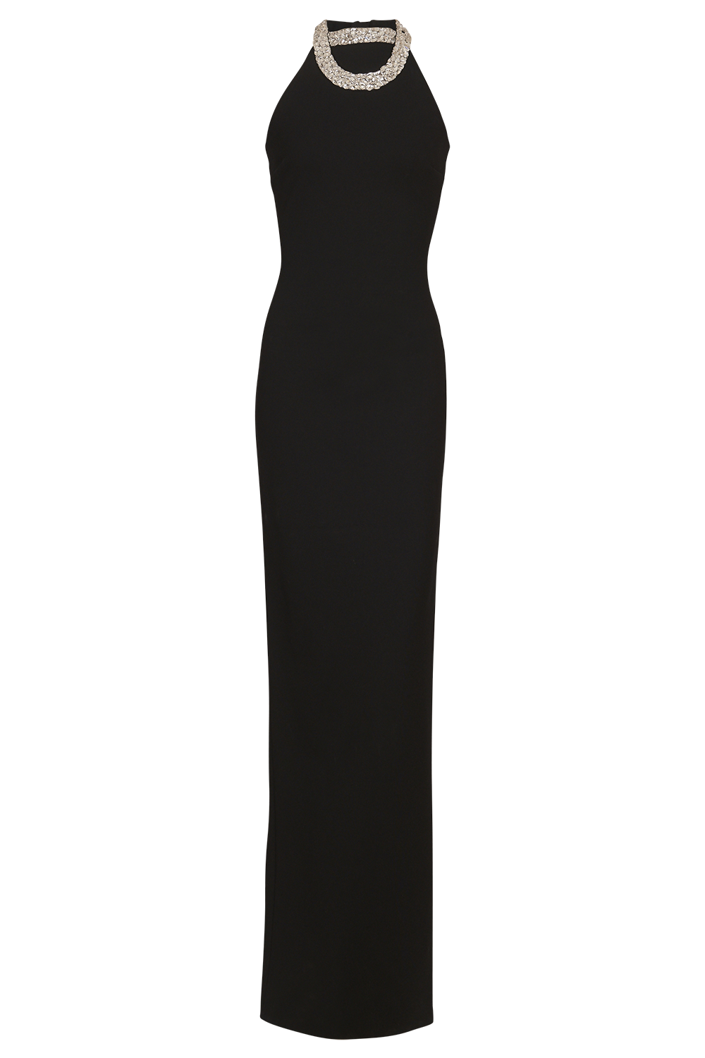 HALTERNECK EMBROIDERED LONG DRESS | BALMAIN Marissa Collections HALTERNECK EMBROIDERED LONG DRESS | BALMAIN Marissa Collections