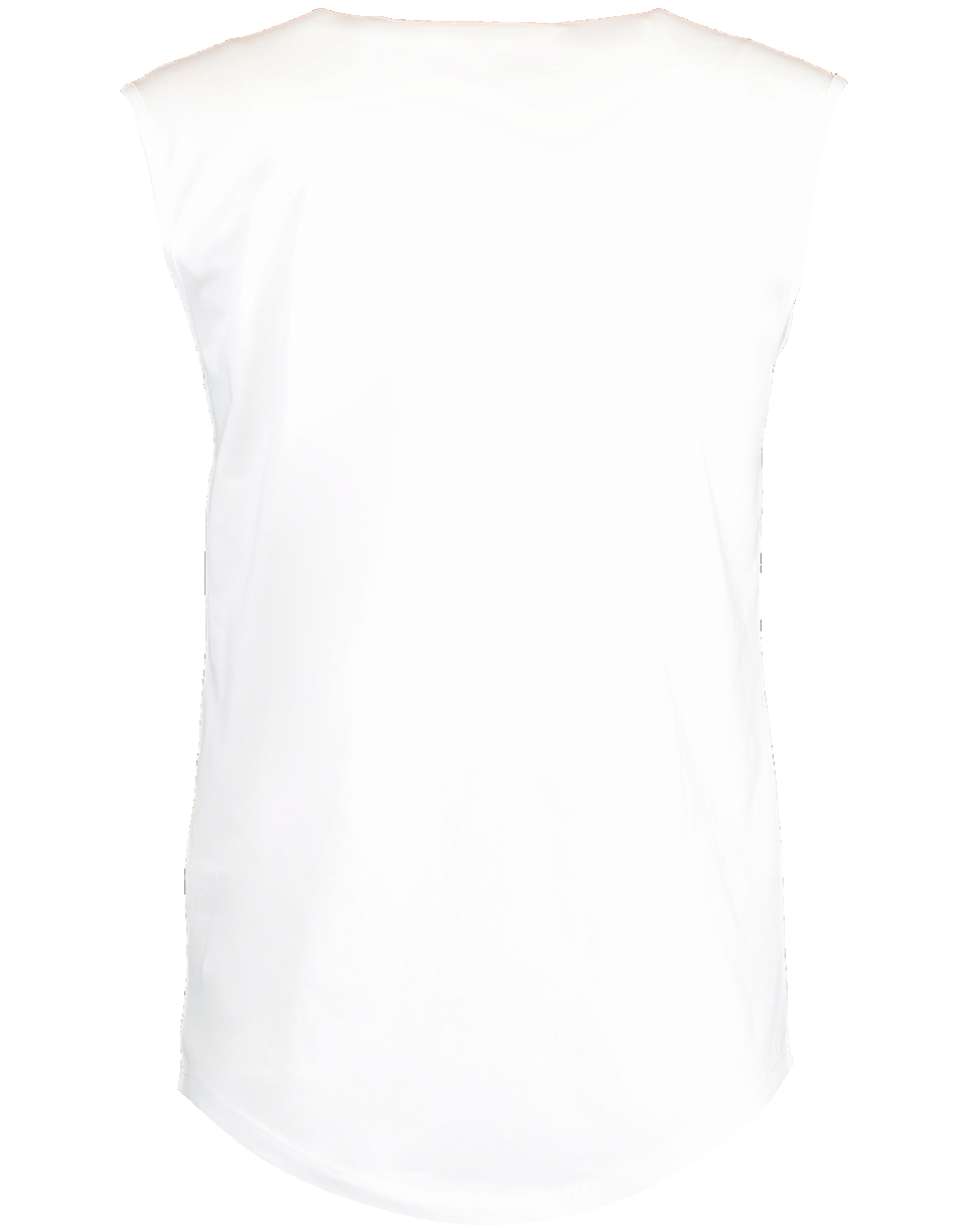 BALMAIN-Sleeveless Logo Tee-