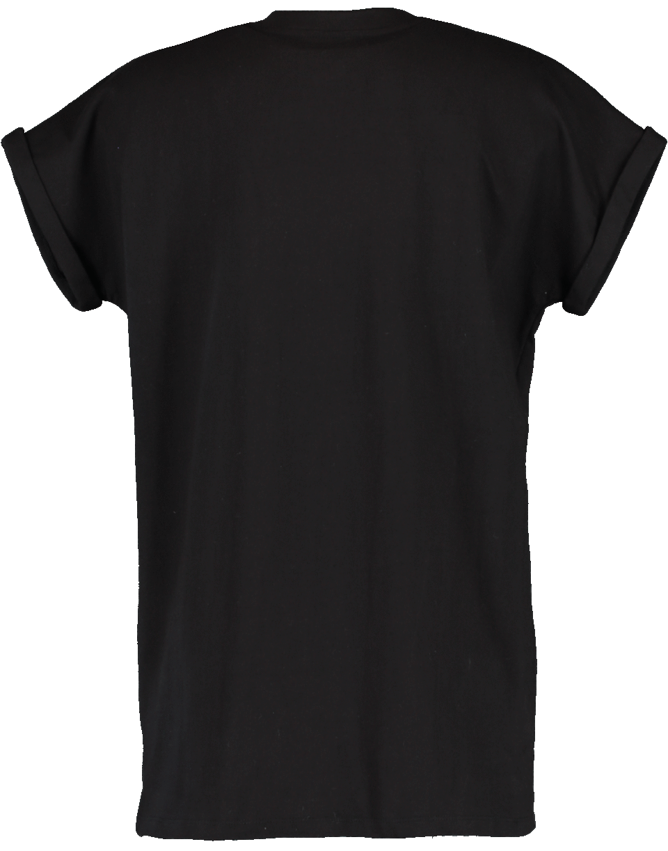 BALMAIN-Embroidered Signature T-Shirt-