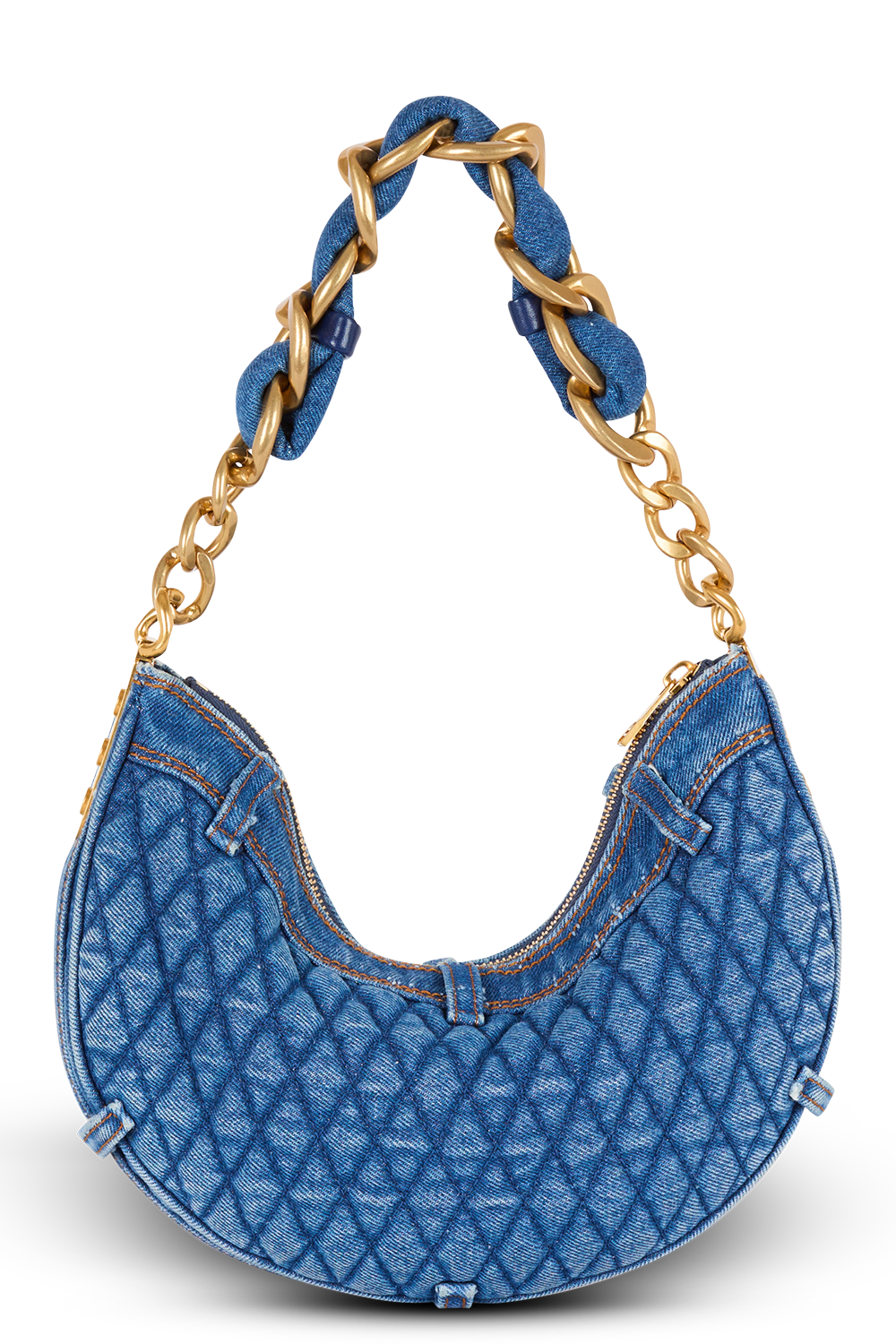 1945 Moon Bag - Bleu Jean-BLEU JEAN-O/S-HANDBAGSHOULDER-BALMAIN