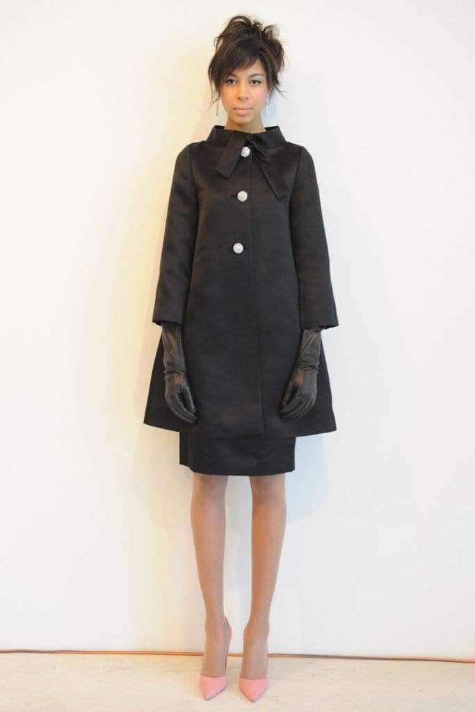 BARBARA TFANK-Tie Neck Opera Coat-