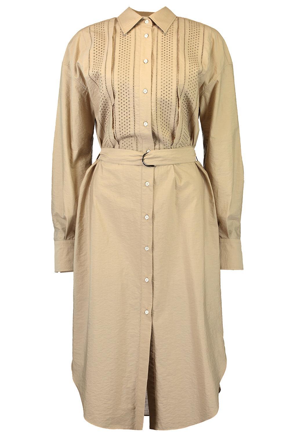 cream belted shirt dress Theory Belted Shirt Dress  UFO No More